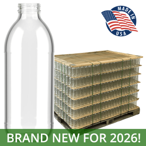 12 oz. (355 ml) Tall Stubby Flint Glass Beer Bottle, Twist-Off, Bulk Pallet - 2640 Bottles