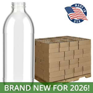 12 oz. (355 ml) Tall Stubby Flint Glass Beer Bottle, Twist-Off, 48 Cases – 1152 Bottles